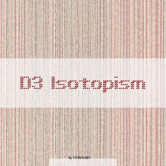 D3 Isotopism example